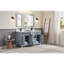60" Finish Solid Wood Sink Vanity With 1' Artificial Stone Top-536284937-536284941