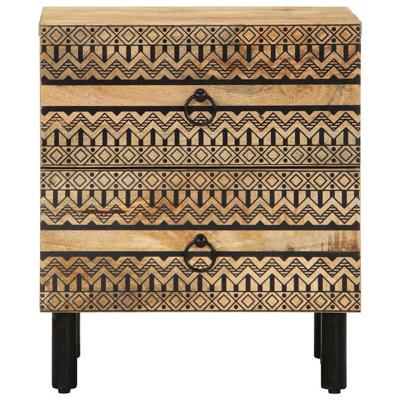 Lanark 40cm W Solid Wood Bedside Table