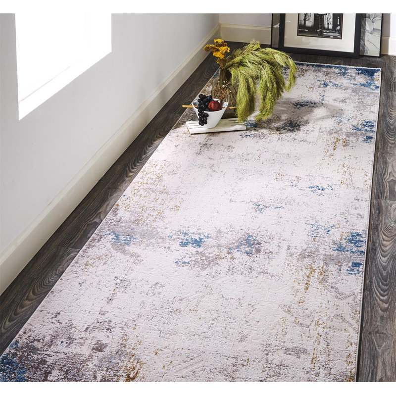 Whitten Abstract Indoor Rug, Runner 3'1" x 10'