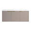Meuble-lavabo mural 48 po avec lavabo en résine-914804317