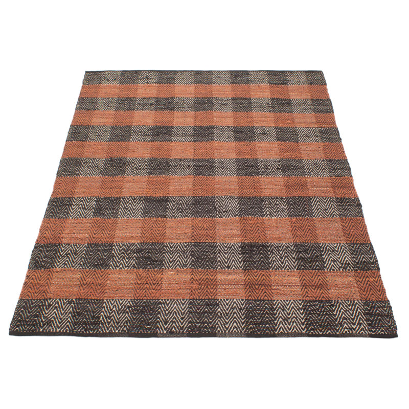Tapis kilim noir unique de 5 pi 8 po x 8 pi 2 po Paliz Denizli One Of A Kind