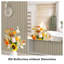 Grande armoire de rangement murale en aluminium avec miroir, 24 po x 30 po, argent