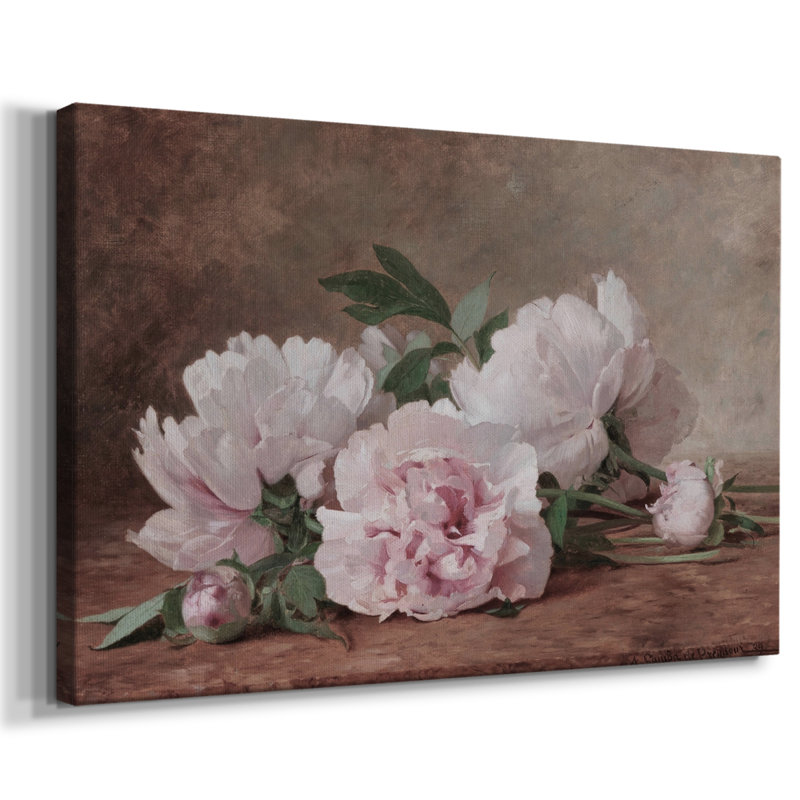 Motif floral rétro-LIX-Cavas, 24 x 36