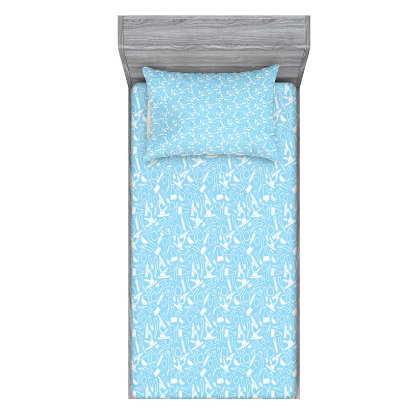 Microfiber Sheet Set, Twin XL Sheet Set with Fitted Sheet