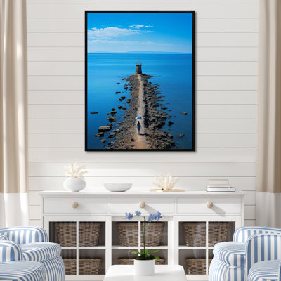 «Coastal Seaside Stroll I» sur toile