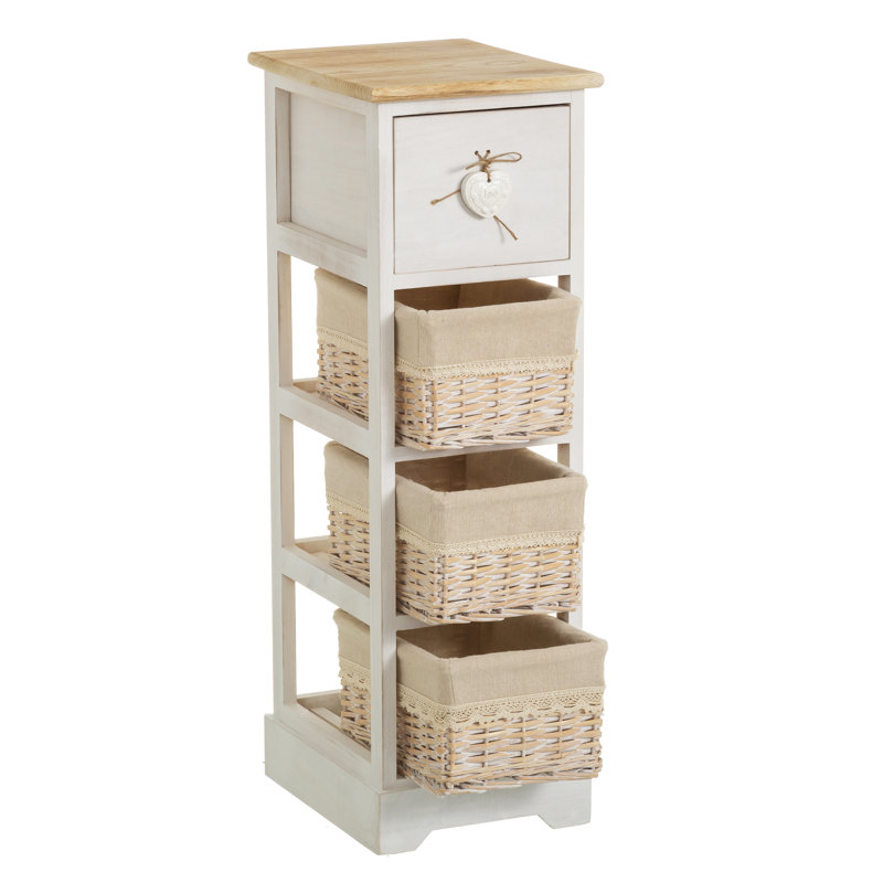 Pringle Solid Wood 26cm W 4 - Drawer Chest of Drawers