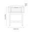 Bonaire 56cm W Bedside Table