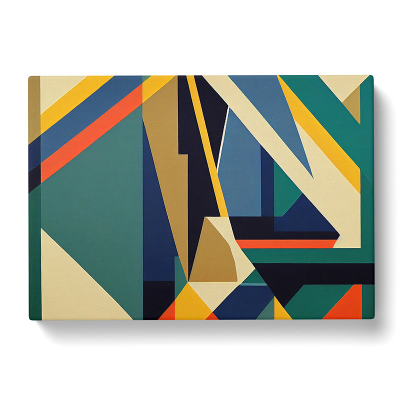 Modern Abstract Shapes Vol.1 - Wrapped Canvas Print, 35cm H x 50cm W x 3cm D