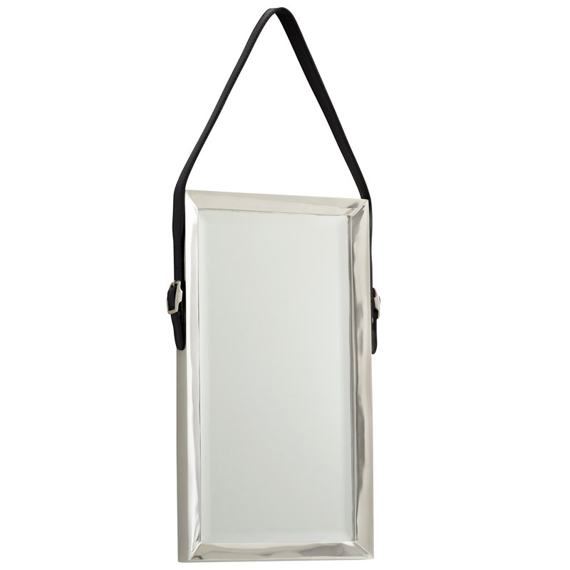 Miroir décoratif Venster, Nickel, 18,25 po x 10 po
