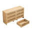 Armoire de rangement en forme d'arc 50,9 po - et spacieuse pour 6 tiroirs-844556077