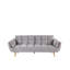Weyburn 3 Seater Velvet Sleeper-220990931