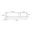 Wall Shelf 120 cm, Scandinavian Floating Shelf with Dividers, Wall-Mounted Storage Shelf for Living Room, Bedroom or Hallway, Engineered Wood, Mauvella Oak Effect/Cashmere Beige, 120 cm W x 29 cm H x 21,5 cm D