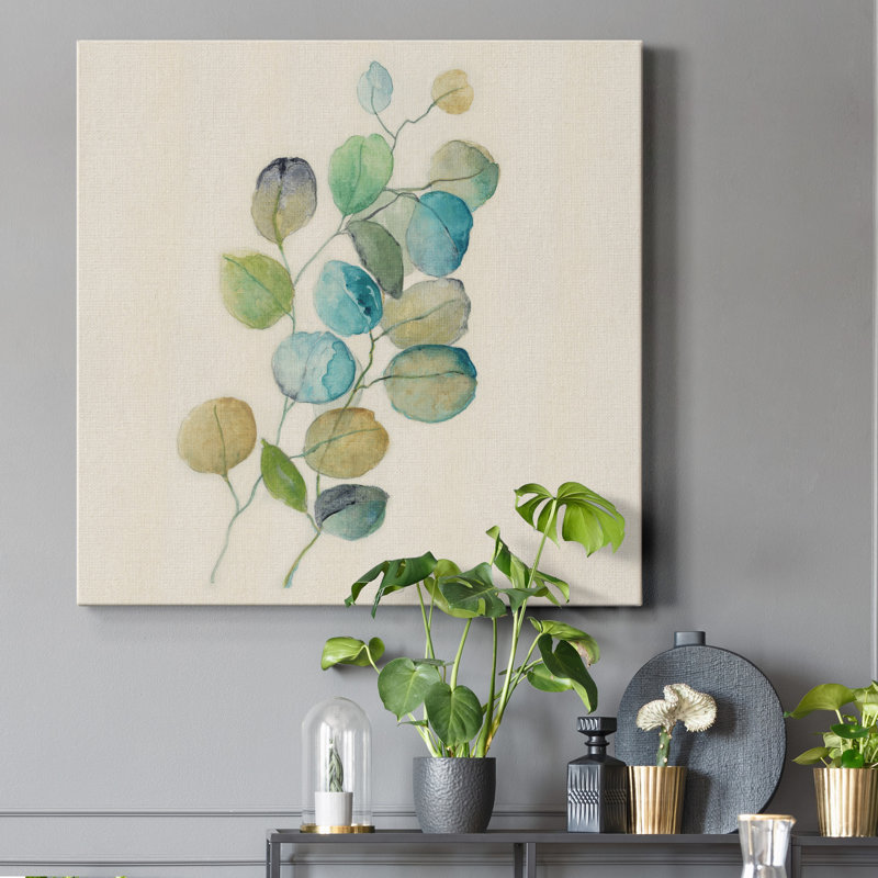 Eucalyptus I - Reproduction d'art sur toile tendue, H 32 po x l 32 po x P 1 po
