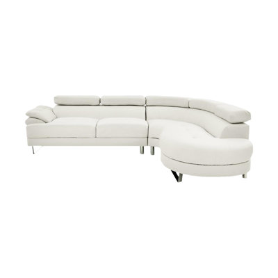 Faux Leather Sectional