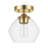 Molchadsky Glass Semi Flush Mount-71942728-71942729