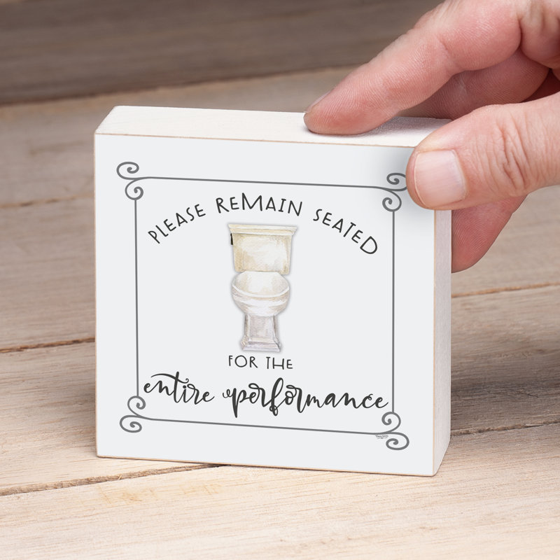 Performance Wood Box Sign