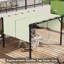 Auvent de remplacement en polyester brun Outsunny