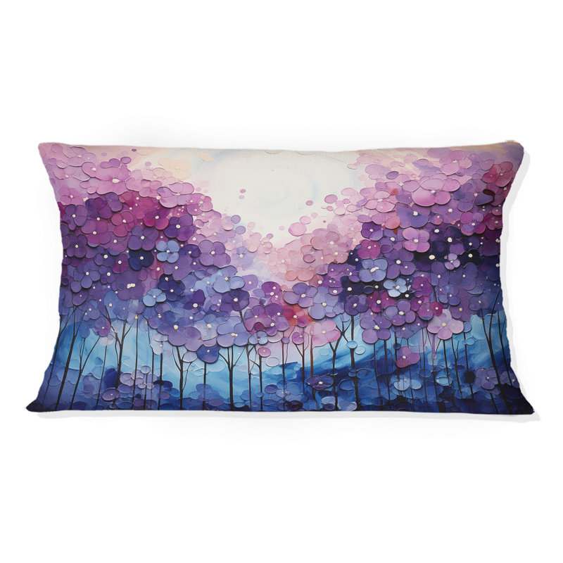 Coussin Indigo Dreams II - Abstract Landscape