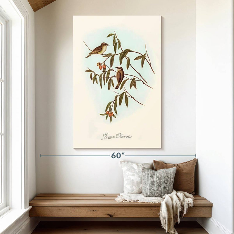 Gerygone Chloronotus, 51" H x 34" W