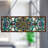 8.5"H Amalbena Rectangular Stained Glass Pub Window Panel