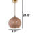 Single Pendant With Cotton Cap