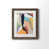 Papier, cadre noyer