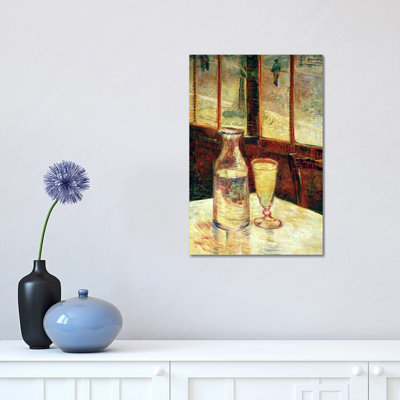 The Still Life with Absinthe by Vincent Van Gogh - 1 Piece Wrapped Canvas Painting