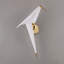 Spritz Solid Brass LED Armed Sconce-1912751431