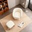 Chaise de loisir rembourrée avec repose-pieds-121101546