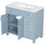 Ensemble de meuble-lavabo simple 36 po avec lavabo console 36 po-430592664