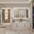 Lunara UL Certified Front Light and Backlit LED Anti-Fog Bathroom Vanity Mirror 5mm Premium Tempered Glass-1872944095