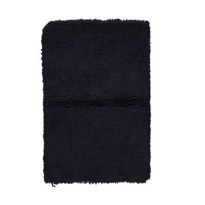 Tapis noir de haute qualité noué à la main