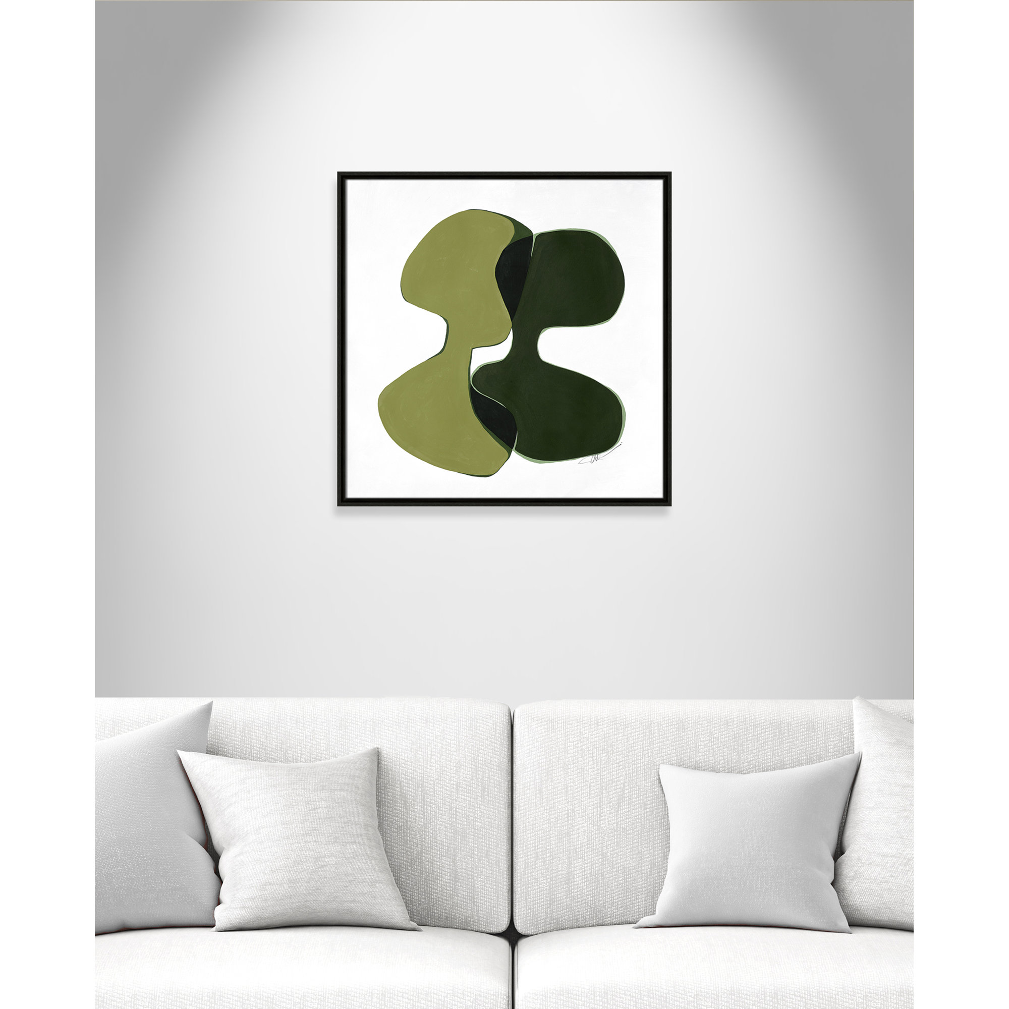 Unity I Print by , 25.5" H x 25.5" W, Espresso
