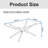 39.37" Rectangle Clear Glass Glass Coffee Table-1640089629