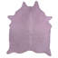 Cowhide Area Rug in Lavender