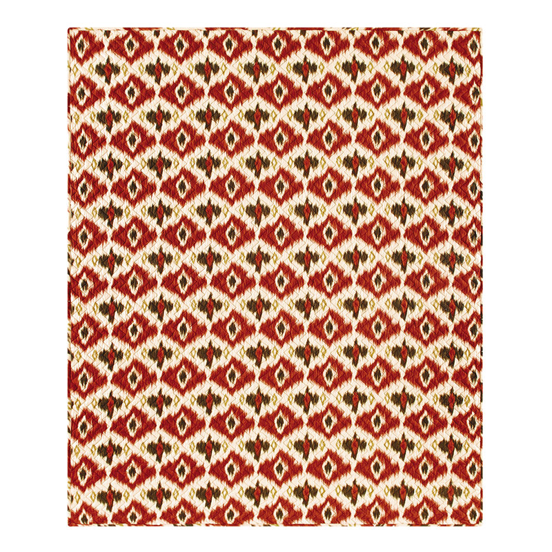 Ikat Cotton Quilted Throw Blanket