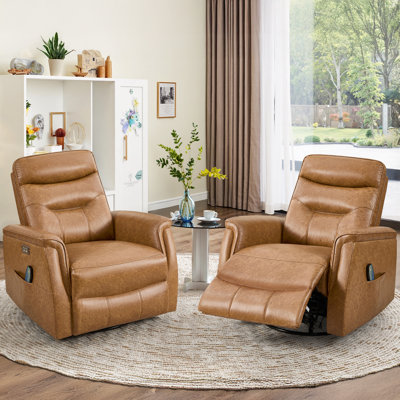 Fauteuil inclinable en similicuir Detine