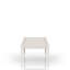 Table à pieds extensible avec incrustation en métal - vanille
