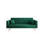 Canapé convertible de 71 pouces en velours vert rétro American, convenant à un petit salon, une chambre à coucher ou un bureau-473447397