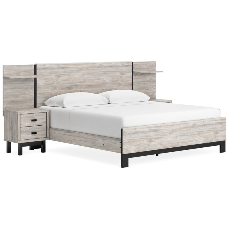 Vessalli  Panel Bed with Extensions, King