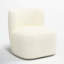Fauteuil d'appoint pivotant rembourré Mariza-832331545