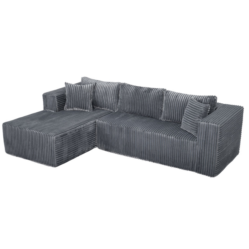 Upholstered 67.6 " Sofa & Chaise