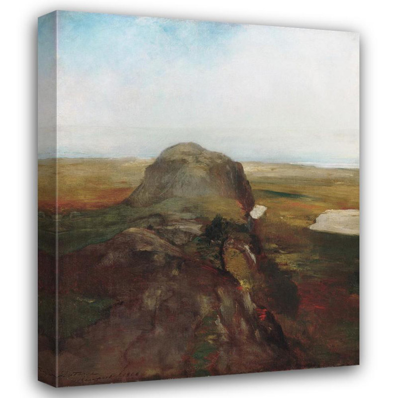 Étude d'automne, vue sur le rocher suspendu, Newport, R.I., H 24 po x l 19 po