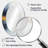 Blue And Yellow Marble Storm VI - Modern Oval Wall Mirror-1896471908