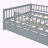 Wood Daybed with Trundle and Fence Guardrails-317973216-317973229