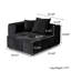 Chaise rembourrée en tissu de lin Kay-2114177201