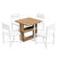 Ensemble de table de salle à manger extensible de 63 pouces Modern Modern