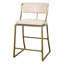 Chaise de bar 25 po beige