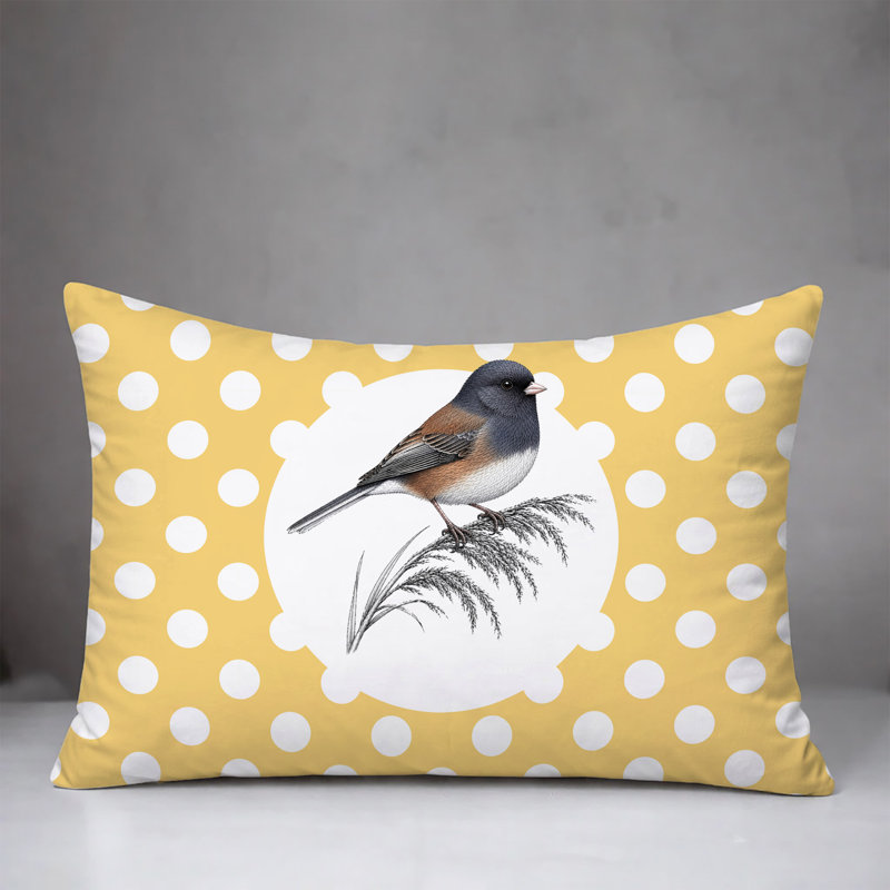 Coussin intérieur / extérieur Junco, 25 x 18, Jaune