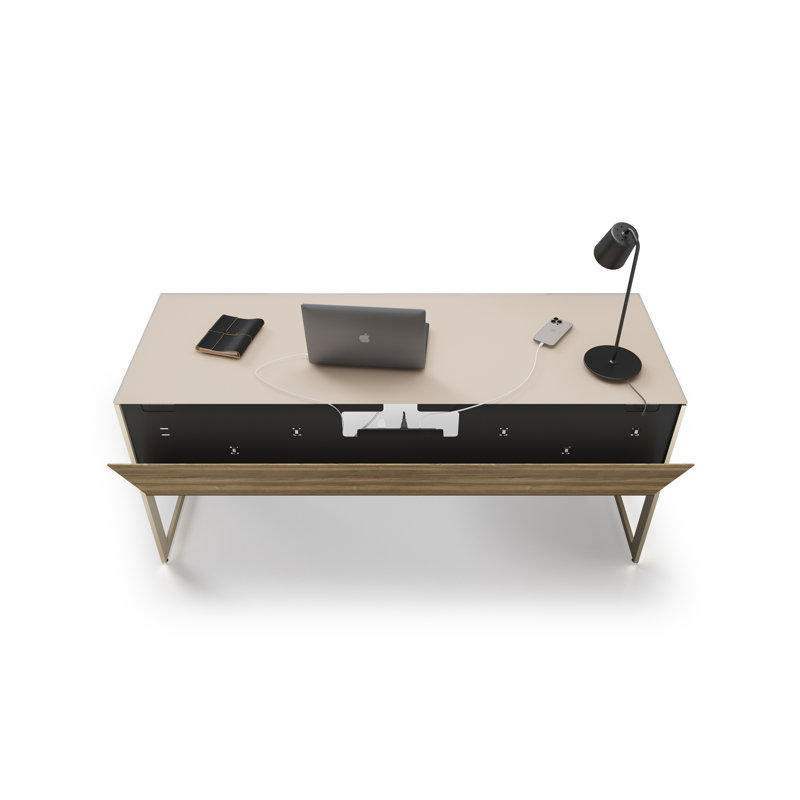 Bureau Sequel Studio - 6601, Chêne néo / bronze